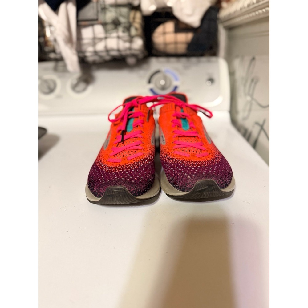Brooks Levitate Knit Women 8.5 Pink Orange Purple Good DNA AMP Running Shoes - Picture 2 of 7